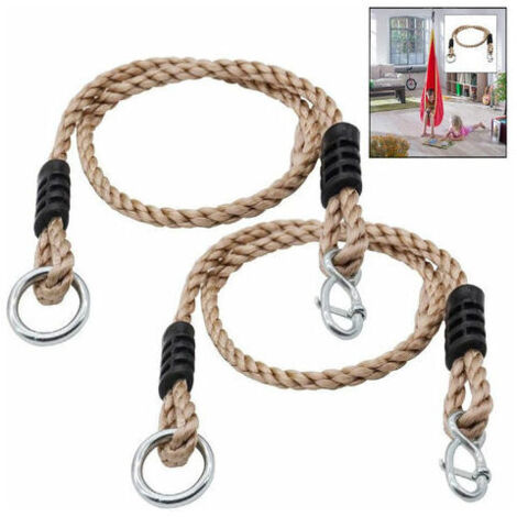 paio di altalene per alberi per bambini, corde per altalene, cinghie regolabili Altalena per alberi in legno, sedile sospeso per adulti