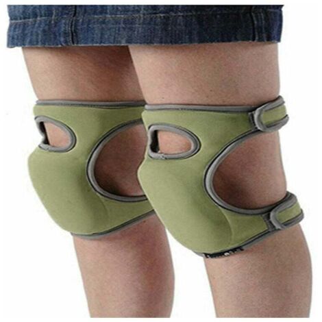 paio di ginocchiere da giardinaggio in memory foam (verde)
