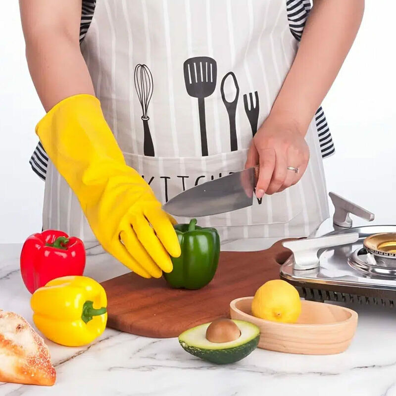 Paio di guanti in lattice spessi 11,8 pollici