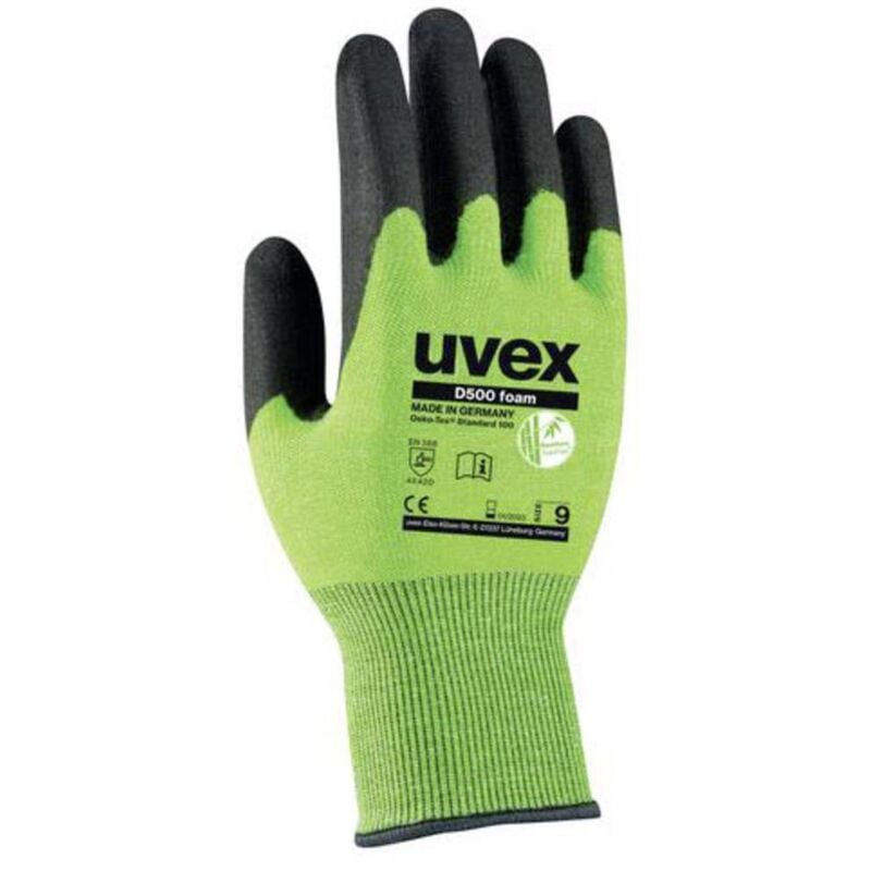 D500 foam 6060407 Guanto di protezione dai tagli Taglia (Guanti): 7 en 388 1 Paio/a - Uvex