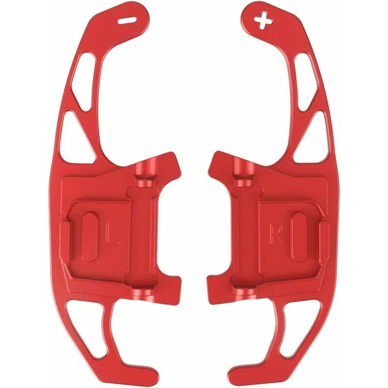 Paio di leve del cambio estese al volante