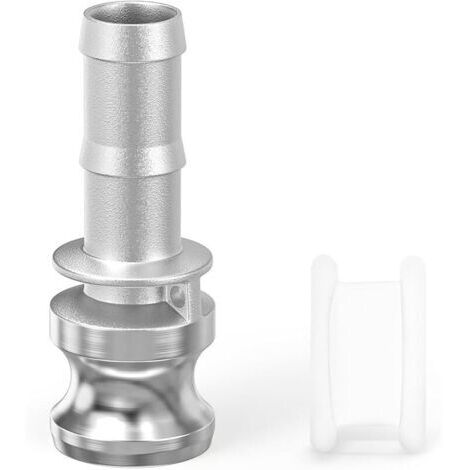 Pair 1 pièce Raccords Camlock Type E, 1/2\" BSP 304 en acier inoxydable Came et raccord de tuyau rainuré pour l’eau et l’air