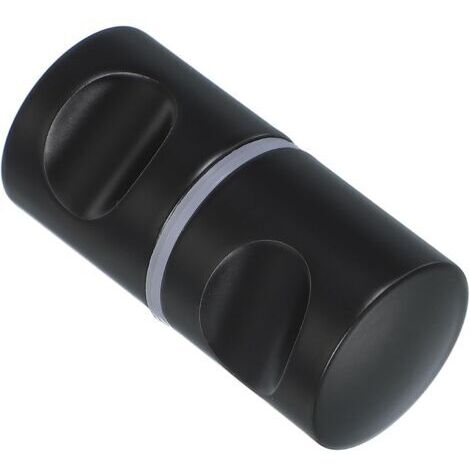 Pair - 1 Pièces Poignée Porte Douche Poignée de Porte Rondes en Alliage D'aluminium Bouton de Porte de Douche en Verre pour Salle de Bain Cuisine Maison Bureau Hôtel (cylindrique)