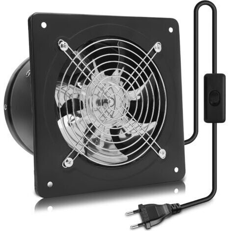 Pair - 100 mm Ventilateur,Extracteur d'Air,VMC,4 Inch 140m³/h, pour Salle de Bain,Cuisine,Bureau,WC