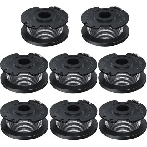 Pair Ø1,6 mm-5m de Longueur Fil Coupe Bordure Compatible avec Bosch Convient pour Coupe-Bordures Sans fil EasyGrassCut,Contient 8 Pièces F016800569 Bobine Coupe Bordure