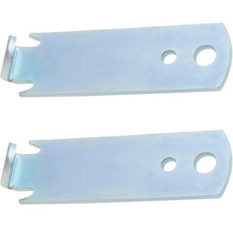 Pair 2 Lot Outils de Torsion pour Fil de Clôture 84mm 2 Trous Outil Tension de Fil de Clôture Fixation de Fil de Clôture Matériel Réparation Agricole pour Clôtures Agricoles