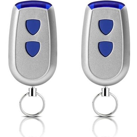 Pair 2 pièces de remplacement pour émetteur manuel Normstahl, télécommande 433,92MHz 2 canaux, compatible avec Normstahl Crawford EA433 2KS, EA433 4KS, T433-4, RCU 433-2, RCU 433-4, EA433 2KM Micro