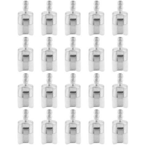Pair - 20 Pièces Filtres à Carburant pour Tondeuse 3/16 Pouces Compatible avec Modèles 13120519831 13120530830-