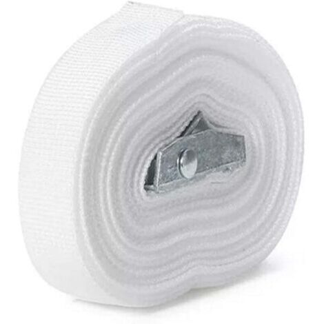 Pair 200Cm Moto Arrimage Sangle Cargo Boucle Ceinture - Blanc
