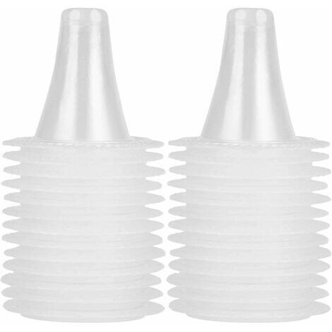 Pair - 200pcs Embouts pour Braun thermomètre auriculaires, capuchons couvre filtres de sonde de rechange lentilles de Protection, couvercle de remplissage pour différents types de thermomètres numériq