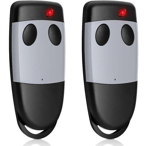 Pair 2PCs Telecommande Portail 433.92 MHz pour Cardin S449 QZ1 S449 QZ2,Télécommande de Portail 2 Canaux pour Cardin TXQ449100 TXQ449200,Rolling Code