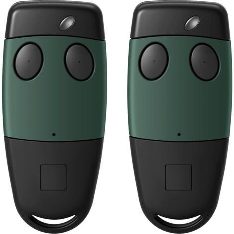 Pair 2PCS Telecommande Portail pour CARDIN S449-QZ2 Pré-codée 433 Mhz,2 Canaux Télécommande Ouverture Portail,Remplace le modèle TXQ4492P0
