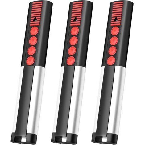 Pair 3 pièces de rechange pour télécommande Sommer, télécommande portail 434,42 MHz 4 canaux, compatible avec 4013 TX02-434-4-XP, 4014 TX03-434-2, 4022 TX03-434-2