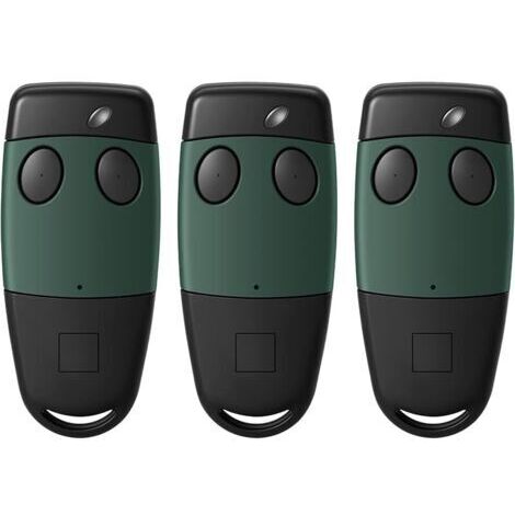 Pair 3PCS Telecommande Portail pour Cardin S449-QZ2 Pré-codée 433 MHz,2 Canaux Télécommande Ouverture Portail,Remplace Le modèle TXQ4492P0
