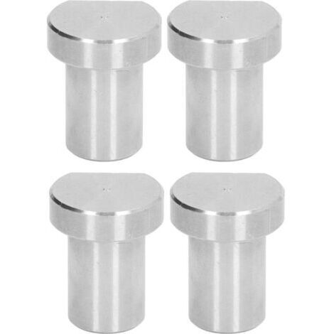 Pair 4 Pcs Butées d'Établi en Acier Inoxydable pour Trou de 19 mm Diamètre, Accessoires de Table à Bois pour Fixer Les Pièces