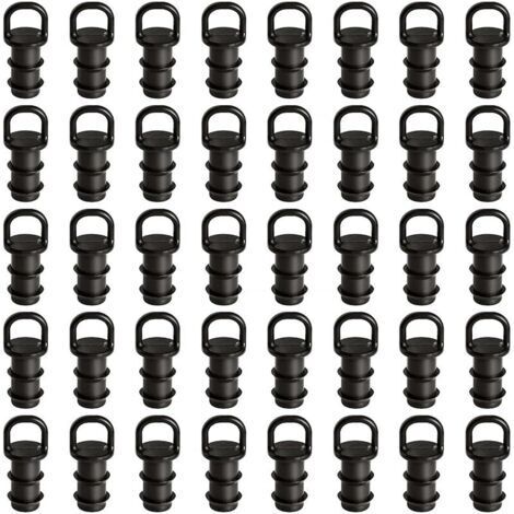 Pair 40 Pièces 16mm Raccords D'irrigation Goutte à Goutte, Bouchons D'extrémité D'irrigation Goutte à Goutte, Adaptateur Bouchons D'Irrigation Goutte, pour Système D'irrigation