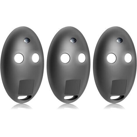 Pair 433,92 MHz Télécommande Portail pour BFT MITTO2,2 Canaux Télécommande Porte de Garage pour MITTO 2/4,MITTO 2A/4A,MITTO B RCB 02/04, KLEIO B RCA 02/04,TRC1 / TRC2 / TRC3,Rolling Code(3PCS)
