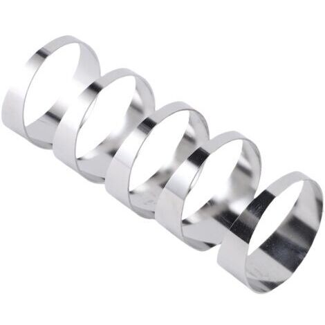 Pair - 5 pièces de découpes en acier inoxydable 304 à rayon serré, ébavurées, non soudées, pour la modification du système d'échappement automobile, 7,6 cm (3 pouces).