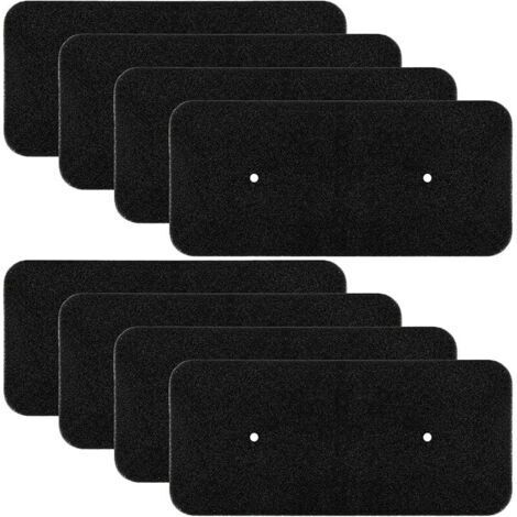 Pair 8 Pcs Filtre, éponge de Filtre 275 x 125 x10 mm, Filtre à éponge Dryer pour Seche Linge Candy, Hoover 40006731, Filtres Accessoire pour Sèche-linge Pompe Chaleur