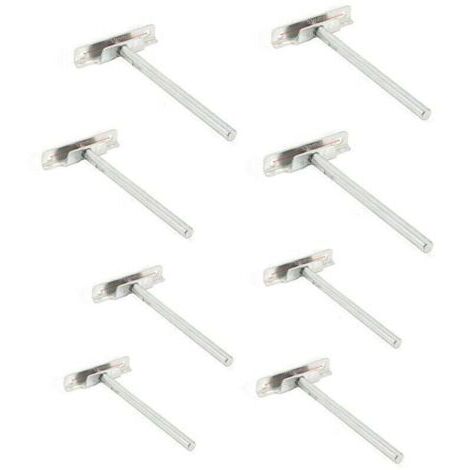 Pair 8 Pièces Fixation Étagères Murale Invisible - Diamètre 8mm- Supports Étagères Flottante