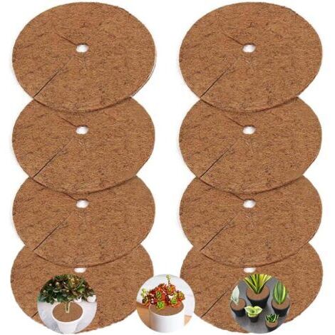 Pair - 8 Pièces Tapis Plantes Disque,Tapis de Désherbage des Plantes,Tapis de Protection pour Plantes 20cm