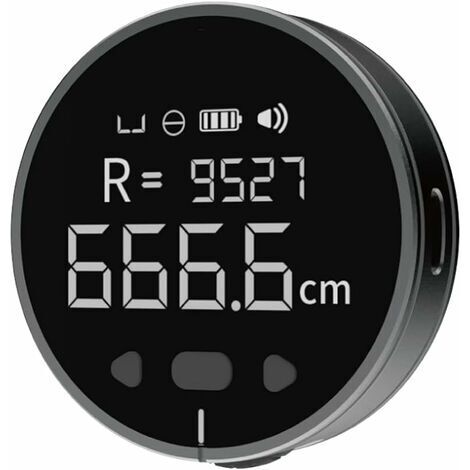 Pair - 9.99 m Télémètre, Télémètre portable avec règle électronique, Télémètre numérique portable, Mètre à ruban électronique, mètre à ruban électronique, mètre à ruban à ruban et mesurage