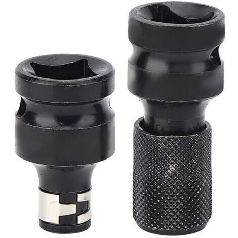 Pair - Adaptateur de douille 1/2 1/4 pouce Adaptateur à chocs Ensemble de réducteurs de douilles pour clés à chocs et à cliquet