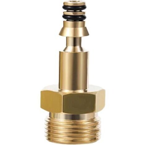 Pair Adaptateur pour nettoyeur haute pression, connecteur rapide pour nettoyeur haute pression, remplacement direct, accessoires pour nettoyeur haute pression faciles à installer
