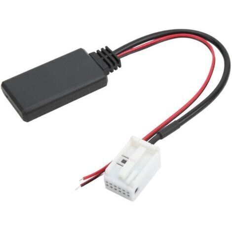 Pair Autoradio Bluetooth 5.0 Adaptateur AUX IN Remplacement du cble audio pour Peugeot 307 pour Blaupunkt 2005+ Autres pièce de rechange pour voiture