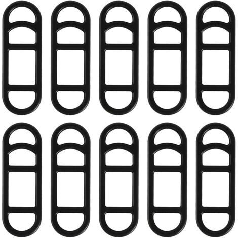 Pair Bande de Silicone pour Vélo, 10 Pièces Vélo Silicones Bands, Bande de Fixation pour vélo Support de Guidon en Silicone pour Lampe de Poche LED Lumière de Vélo