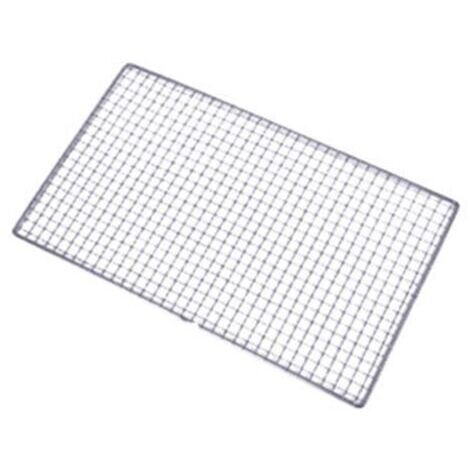 Pair - Barbecue Grill, Grill en Acier Inoxydable, Grill, Grill de Remplacement, Camping, Grill d'extérieur, Outil de Pique-Nique (Dimensions: 26 x 44 cm)