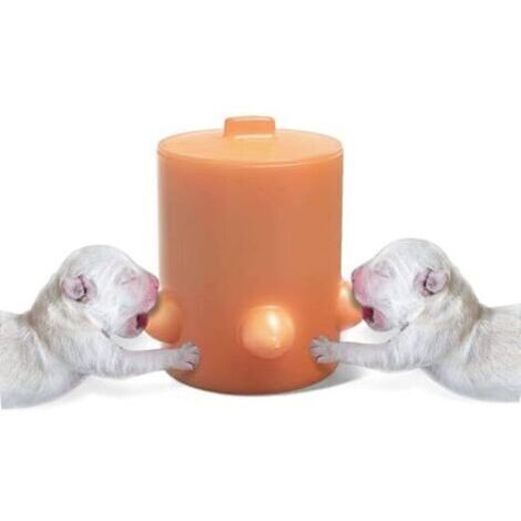 pair BEBUSINGOTO Mangeoire à lait en silicone pour chiot, avec caractéristiques : Silicone