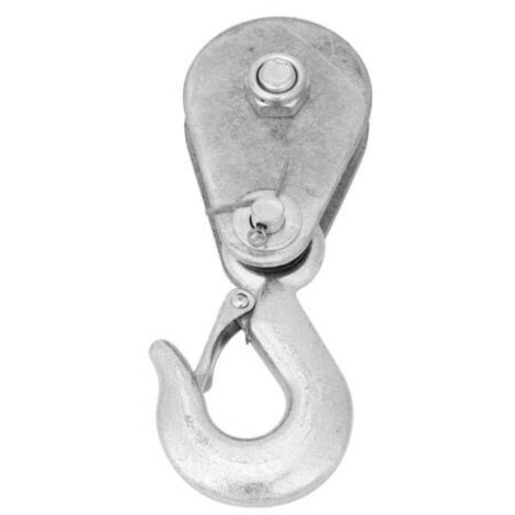 Pair Bloc de Poulie de Roue en Acier Haute Résistance - Glissement de Câble de Skis Ménagers (1 Tons)