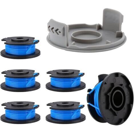 Pair Bobine Fil pour Ryobi One+ RAC124 AC14RL3A OLT1823 1832 RLT1825 1830 18V 24V 40V Pièces de Rechange Coupe Bordure (6 pièces)