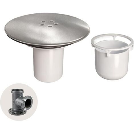 Pair Bonde De Douche Universelle 90 Mm/115 Mm – Remplacement De Couvercle De Siphon Douche avec Finition Chromée – Capot À Débit Rapide, Facile À Installer Et À Entretenir pour Salle De Bain