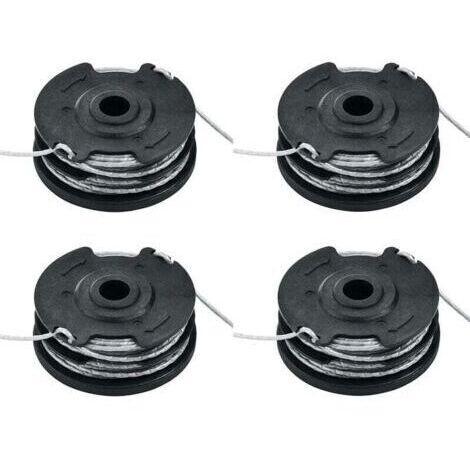 pair Bosch F016800351 Recharge et bobine de fil intégrée de 6 m de long Ø 1,65 mm d'épaisseur de fil pour coupe-bordures