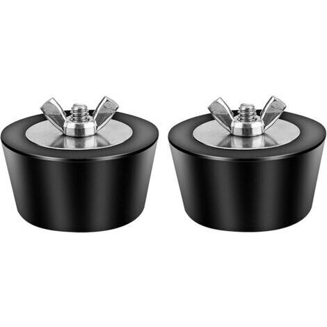 Pair Bouchon Hivernage Piscine, 2 Pièces Bouchons d'hiver en Caoutchouc Bouchon Conique D'hivernage la Corrosion, Bouchon de Retour de Piscine Durable pour Les Piscines (51 MM)
