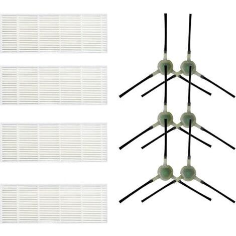 Pair Brosse latérale de remplacement pour filtre HEPA OKP life K2/K3 Accessoires robot aspirateur