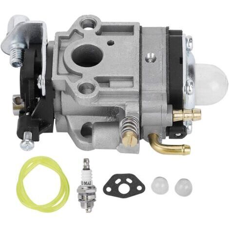 Pair - Carburateur pour débroussailleuse Weedeater 1E34F 1E36F TU26 TL26 – Kit de remplacement en aluminium – Compatible 26cc 33cc – Installation facile