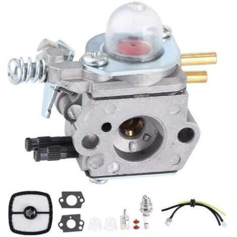 Pair - Carburateur pour taille-haie Echo HC1500 – Kit de mise au point avec 10 accessoires – Aluminium durable – Compatible Zama C1U-K51