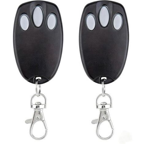 Pair Chamberlain Lot de 2 télécommandes de rechange pour porte de garage Chamberlain 94335E, 84335E, ML500, ML700, ML850, Merlin+ C945, C840 Security, 433,92 MHz