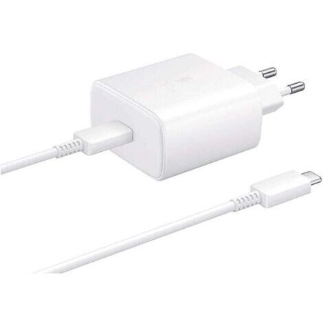 Pair Chargeur USB C 45 W compatible avec Samsung Galaxy S24 S23 S22 Ultra, S22 Plus, S21 Ultra, S20 FE, Note 20+ 5G, Tab S9 S8 Ultra S8 Plus S8 S7 Ultra S7 FE S7+, avec câble de charge de1 m