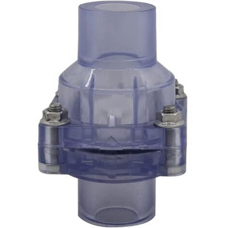 Pair Clapet anti retour drain pvc valve unidirectionnelle eau usée soupape vidange clapet anti refoulement antiretour