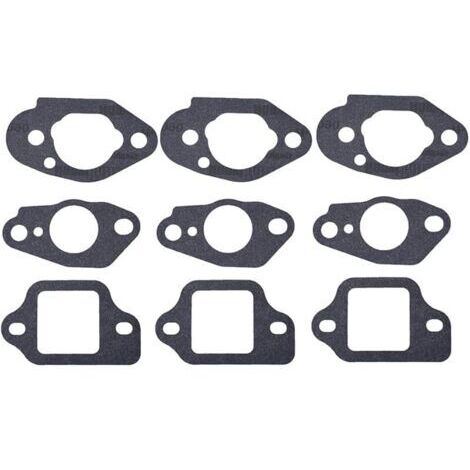 Pair Compatible avec joints de carburateur pour tondeuse à gazon Honda GCV135 GCV160 GCV190 GSV190 HRS216 HRT216 HRB216 HRR216 HRZ216 Remplace 16212-Zl8-000 16221-883-800