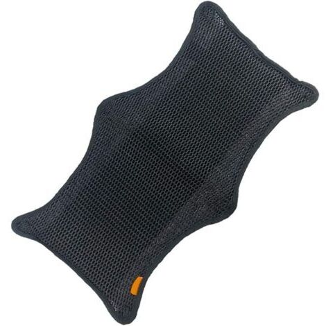Pair Coussin de siège de Moto en Maille 3D avec Refroidissement par air - Housse de siège de Moto Respirante - Taille XL