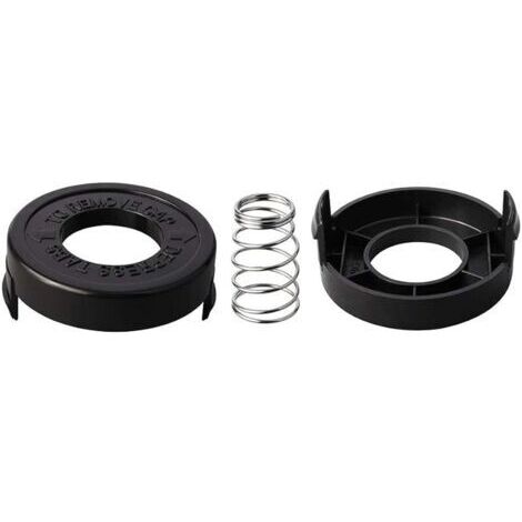 Pair Couvercle de bobine de rechange A6226-XJ A6226 - Pour coupe-bordures Black+Decker GL250, GL310, GL360, GL360SB, CST500, CST800, ST6800, ST7600, ST4000 ST4050 - 2 bobines Capuchons et 1