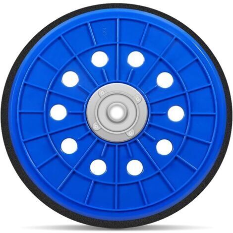 Pair Disque de ponçage, plateau de rechange auto-agrippant M14, disques de ponçage à fixation auto-agrippante, plateau de 215 mm (9 pouces) à 10 trous pour ponceuses murales, ponceuses de plafond, pon