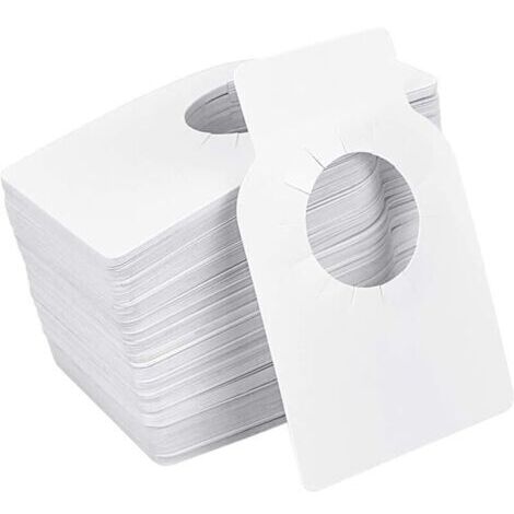 Pair Étiquettes De Cave à Vin Étiquettes Réutilisables Vin Étiquettes De Bouteille De Vin Étiquettes Vierges Pvc Étiquette Cadeau Craft Plastique Pour Bouteille De Vin Et Caves Blanc 100 Pièces（5.7X8.