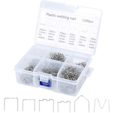 Pair - Fil à souder pour pare-chocs de voiture, pour Machine à souder les plastiques, goujons, réparation d'apparence, Kit d'agrafes, ensemble Standard pré-découpé