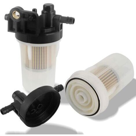 Pair Filtre à Carburant, 6A320-58862, Ensemble de Filtre Séparateur D'eau de Carburant Adapté pour Kubota B7510 / B7610 / B7800 / B2320 / B2620 / B2920 / B3000